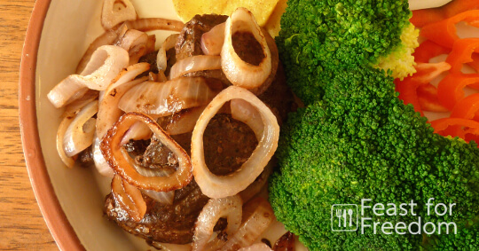 Beef Liver and Onions - Beef - Recipes - Feast for Freedom