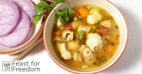 Old Fashioned Chicken Soup - Chicken Soup - Recipes - Feast for Freedom