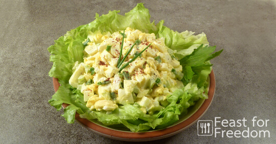 Classic Egg Salad - Salads - Recipes - Feast for Freedom
