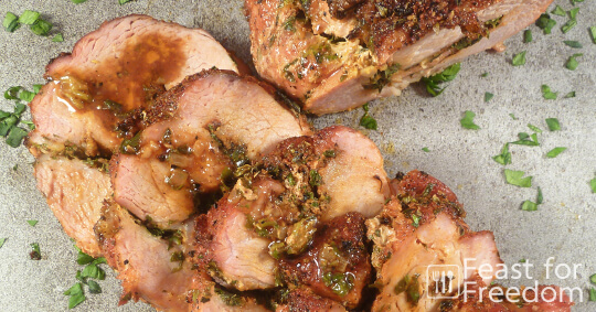 Boneless Herb Stuffed Pork Roast - Pork - Recipes - Feast for Freedom
