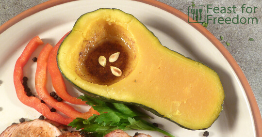 Roasted Squash - Side Dishes - Recipes - Feast for Freedom